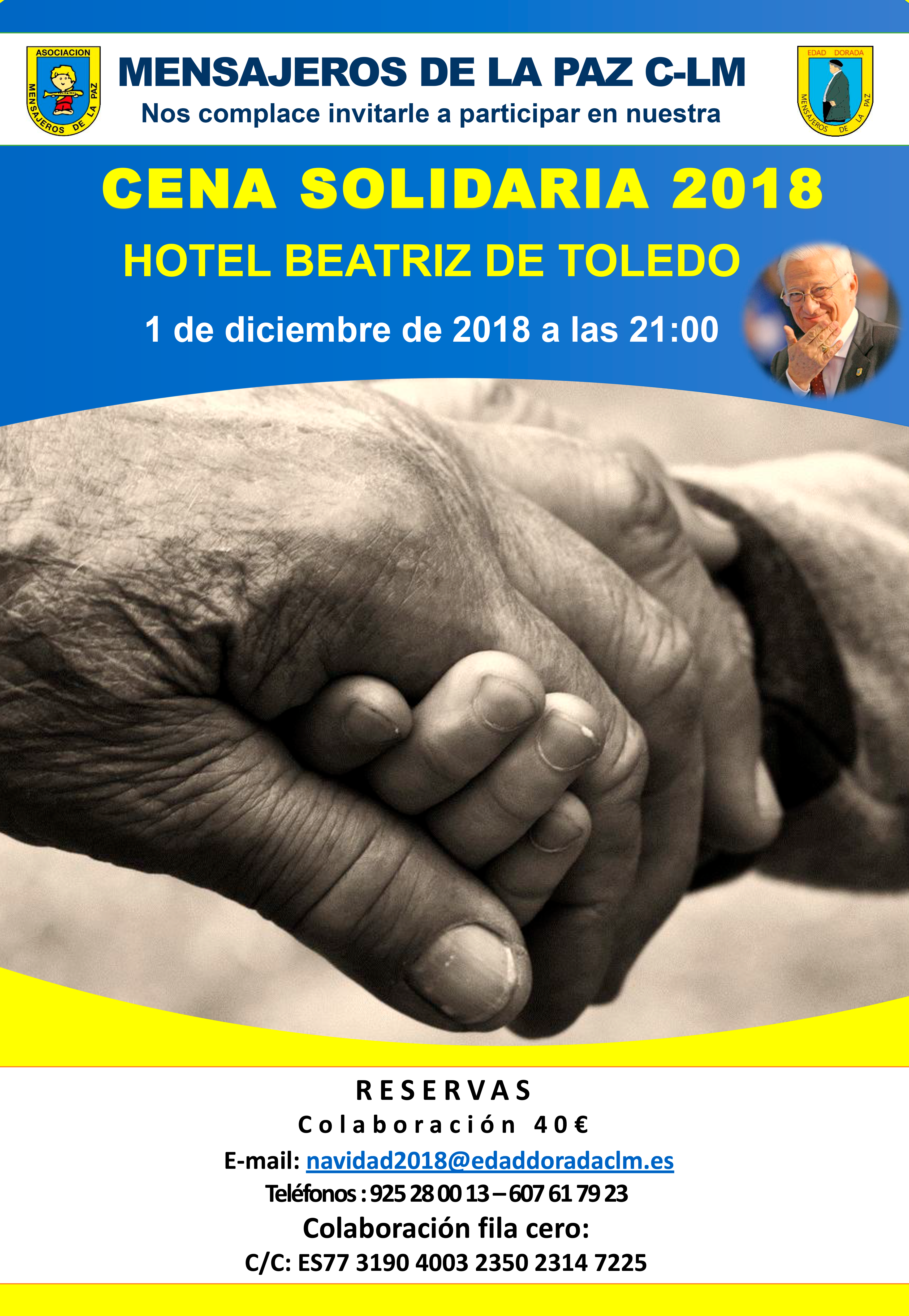 PRENSA – Cena Solidaria 2018 Hotel Beatriz de Toledo