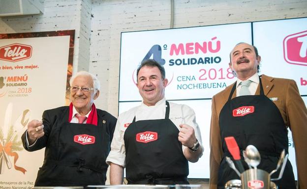 PRENSA – Berasategui y Mensajeros de la Paz darán una Cena de Nochebuena a 250 personas sin recursos en Madrid