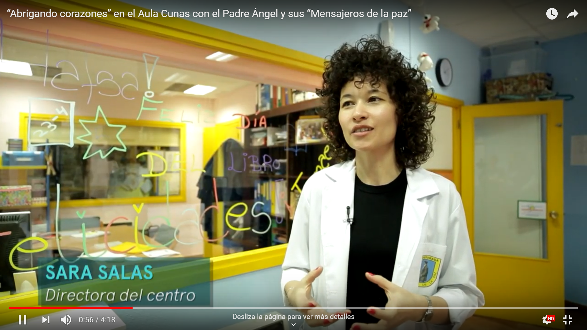 PRENSA – “Abrigando corazones” en el Aula Cunas con el Padre Ángel y sus “Mensajeros de la paz”