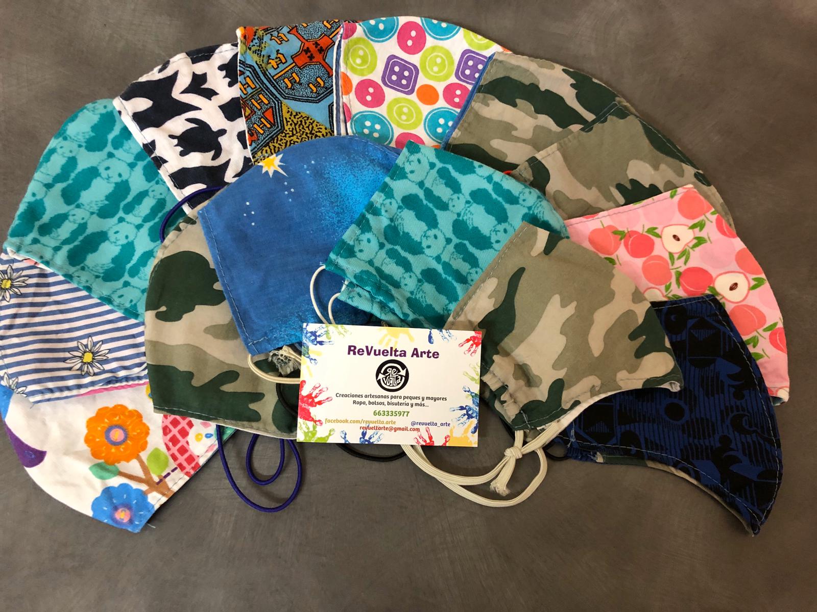 Prensa –  Revuelta Arte, nos ha mandado mascarillas para los chicos