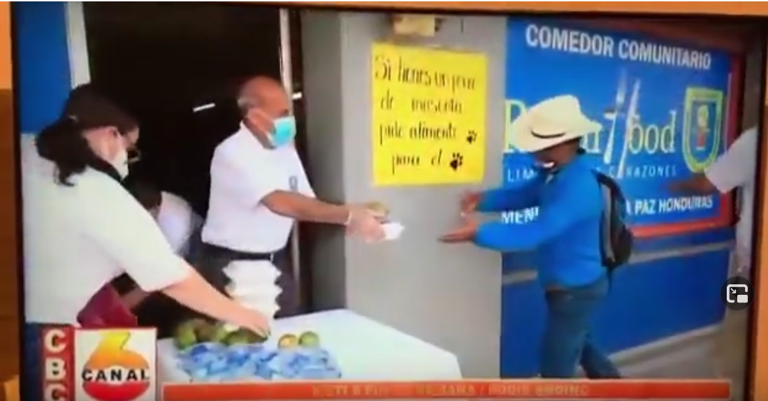 Apoyando la alimentación, salud, educación e higiene en Honduras